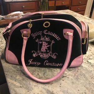 Juicy Couture small dog carrier